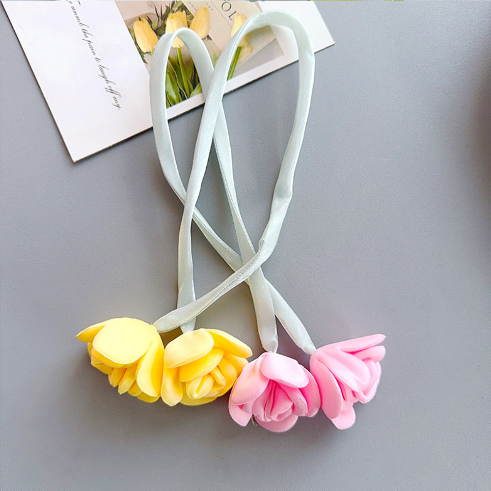 อุปกรณ์ตกแต่งดอกไม้ผ้า double-headed lily bud – ใช้สำหรับทำจี้เครื่องประดับและงานฝีมือ ราคา ถูกที่สุด ดีลบีเคเค แกลเลอรีภาพที่ 3