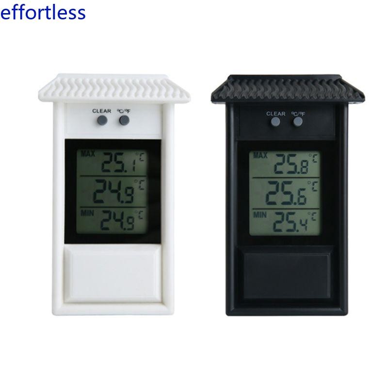 EL LCD Digital Indoor Outdoor Waterproof Garden GreenHouse วัดอุณหภูมิผนัง Max Min Value Display