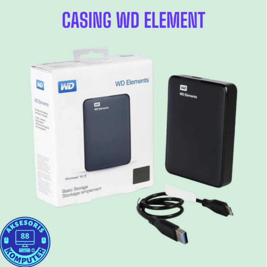 HDD CASE 3.0 W ELEMENT / CASING HD W ELEMENT 3.0 / CASING EXTERNAL HARDISK W ELEMENT HDD 2.5 SATA US