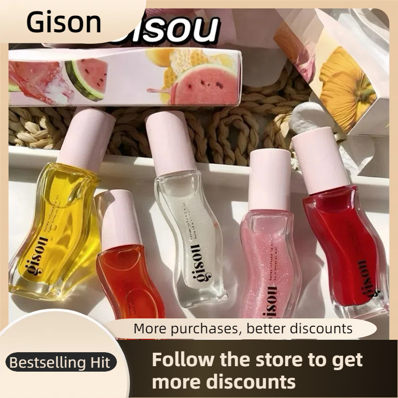 Z/Gisou Mel Shining Lip Oil Moisturizing Anti-Dry ลิปสติกพกพาสะดวก Anti-Cracking Water Gloss ลิปสติก Care