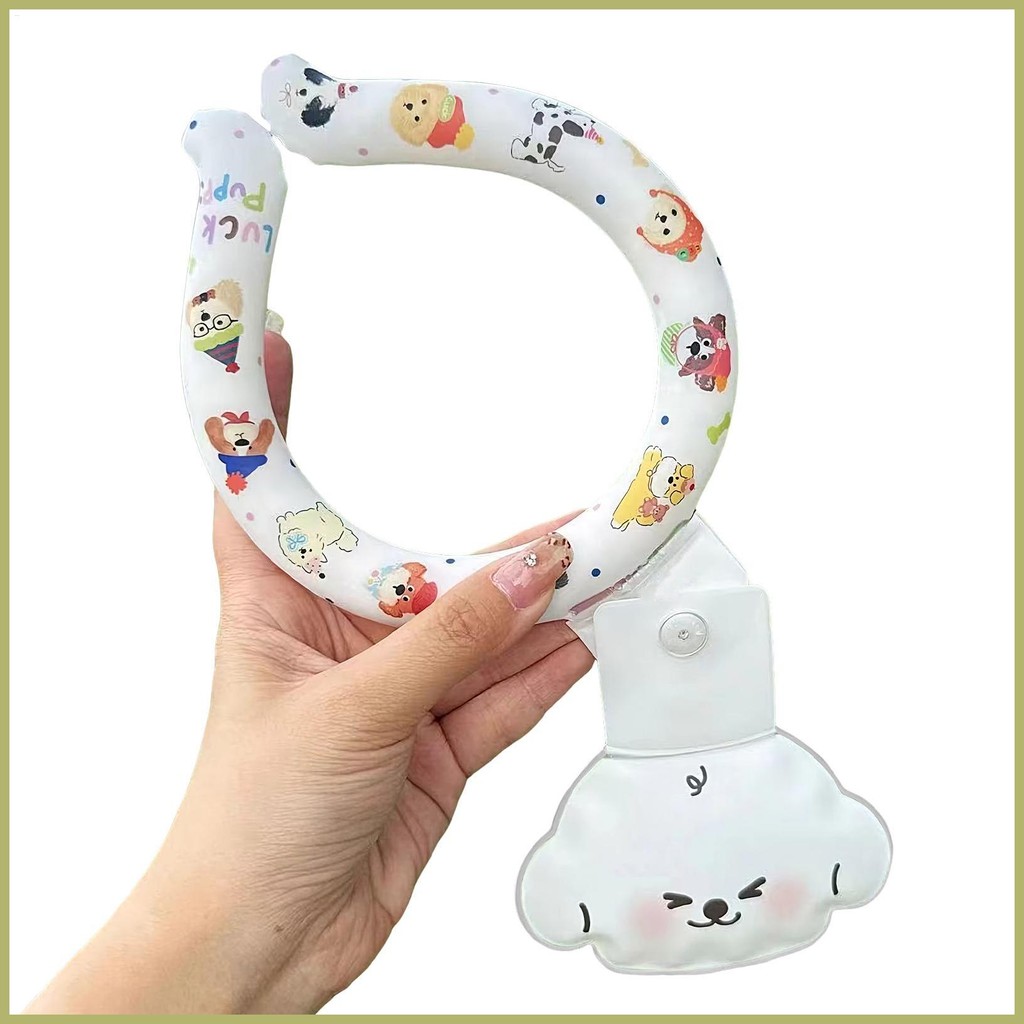 คอ Cooling Tube Reusable คอ Cooling Tube Wraps Cool แหวนสวมใส่แพ็คเย็นการ์ตูนสําหรับวันเกิด ksidhyuv