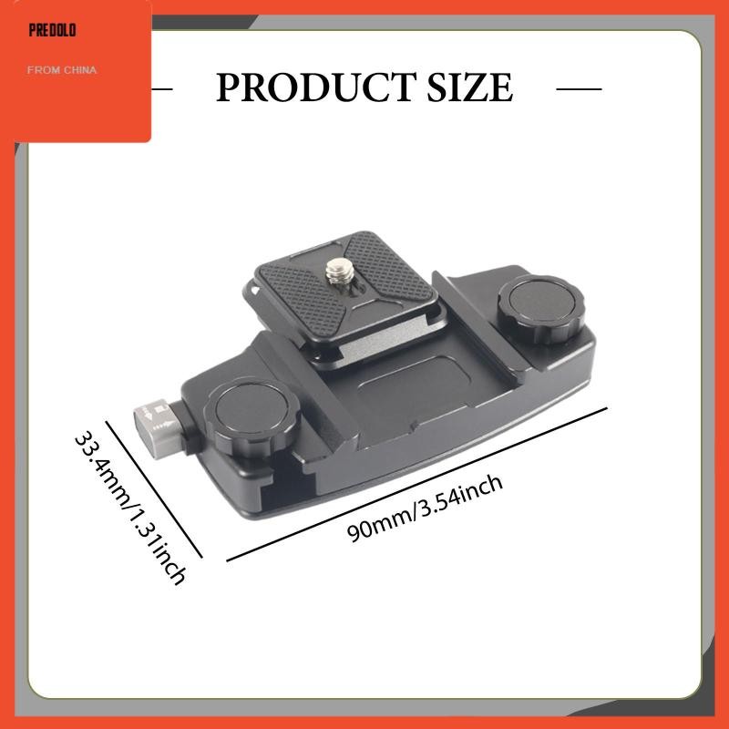 [Predolo] Camera Backpack Strap Mount Clip for Backpacking Travel Vlogger Family Trips