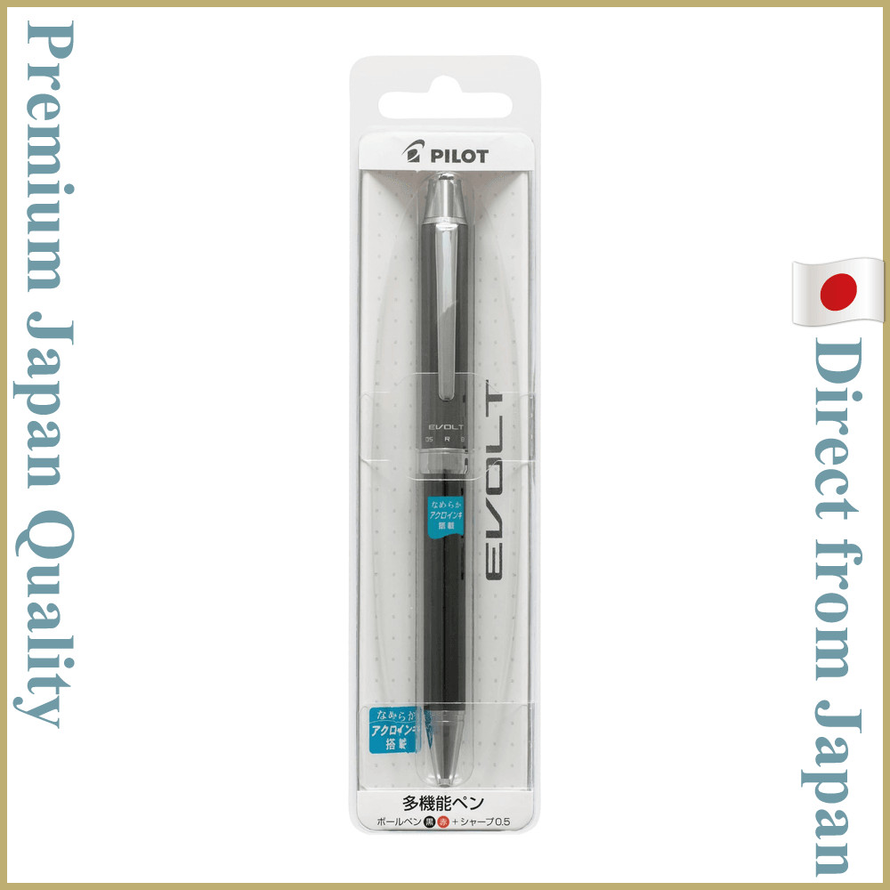 [ส่งตรงจากประเทศญี่ปุ่น]ปากกาหมุนหลายฟังก์ชัน PILOT 2+1 Evolet B Pack B สีดำ PBTHE1SRB