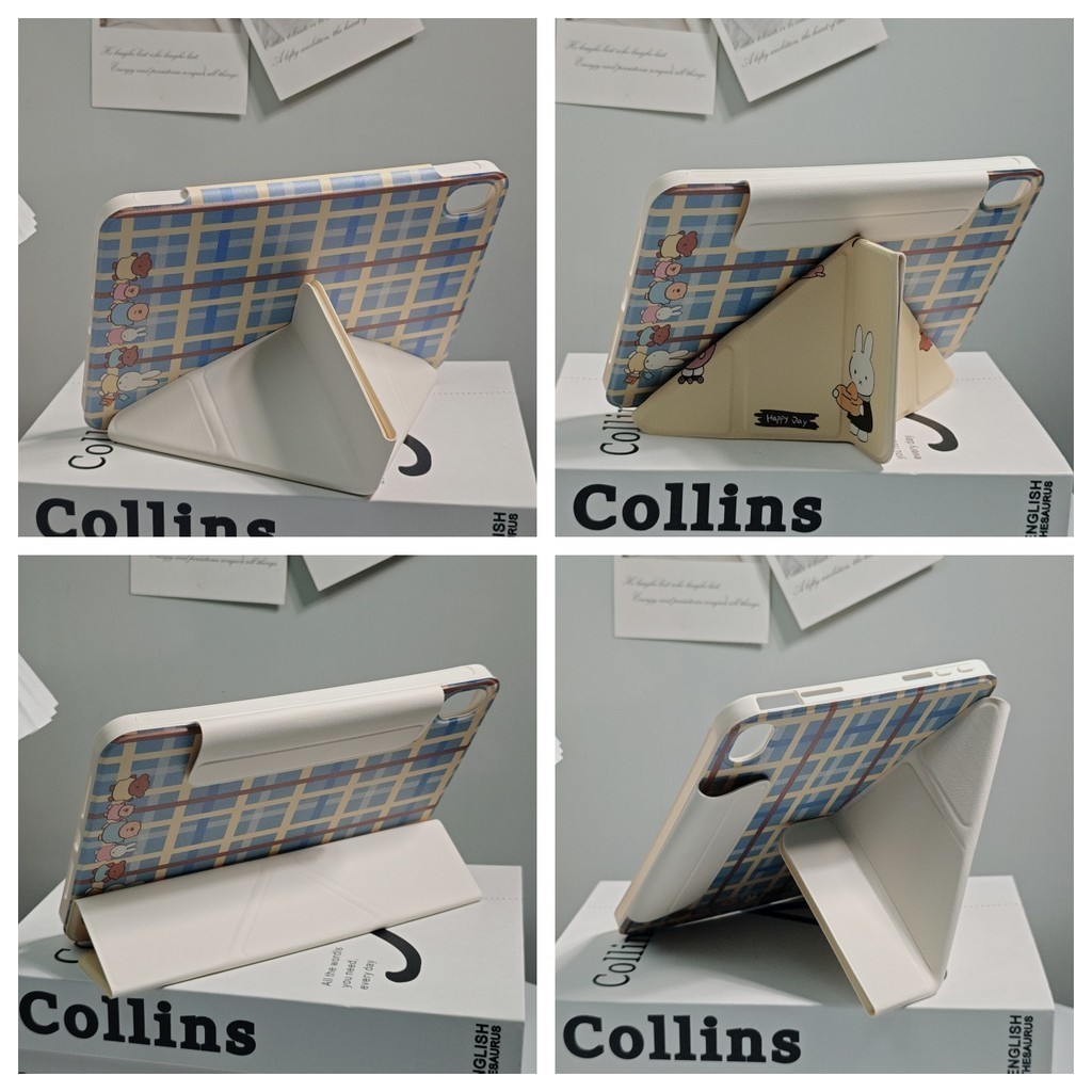 เคสน่ารัก พับรูปตัว Y สำหรับ iPad Gen7/8/9/10/11 Air4/5/6/7 M3 A16 Mini6/7 Pro11 pro10.5 ราคา ถูกที่สุด ดีลบีเคเค แกลเลอรีภาพที่ 8