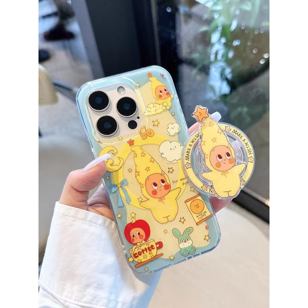 Unbox Wonder เหมาะสําหรับชุดนอนดาวหมุนวงเล็บแม่เหล็กเคสโทรศัพท์สไตล์อินเทรนด์20250902