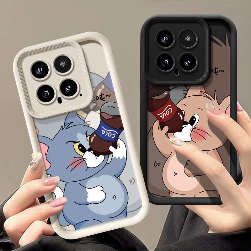 เคสโทรศัพท์ Xiaomi 14 23127PN0CC Tom Jerry หญิงซิลิโคนนุ่มน่ารักรวมทุกอย่าง Street Wear อินเทรนด์// 