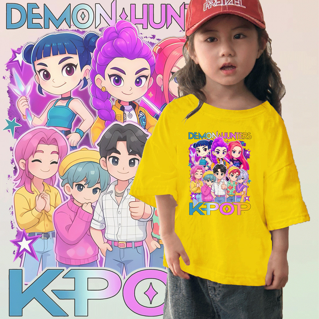 Yout-children ของเด็ก เสื้อเด็ก เสื้อคอกลม แขนสั้น cotton ใส่สบาย เด็ก 2-9 ขวบ 'KPOP'