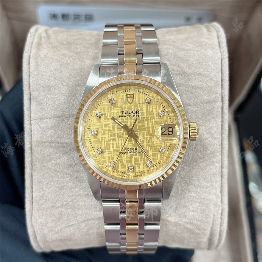 TUDOR TUDOR นาฬิกาผู้ชาย Prince เครื่องจักรทองอัตโนมัติเต็มรูปแบบ 72033