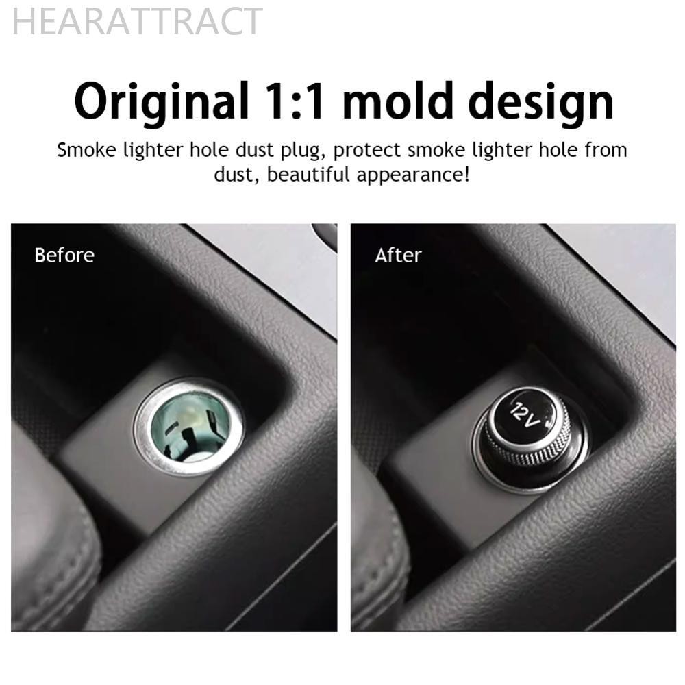 HEARATTRACT 12V รถฝาครอบปลั๊กชุบโครเมียมสําหรับ A4 A5 A6L Q5 8W0919311 8WD919311 4ชม.0919311 4ล09193