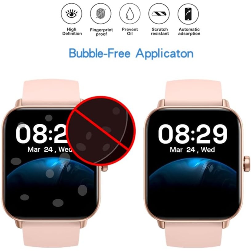 ตัวป้องกันหน้าจอสําหรับ EINOMIR Smart watch IDW19, 3D Full Screen Coverage PMMA ฟิล์มป้องกันสําหรับ 