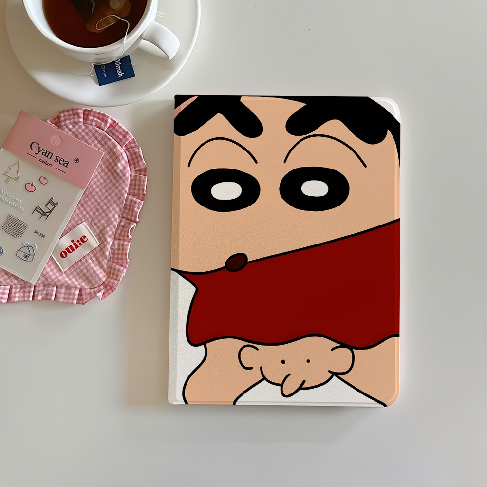 🔥COD🔥เคสไอแพด Air7 13 การ์ตูนตลก พร้อมถาดใส่ปากกา เคส ipad Gen8 Gen11 เปลือกนิ่มiPad mini4/5 Air7/6