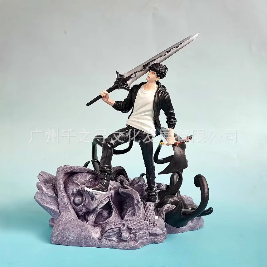 I อัพเกรด SoloLeveling SoloLeveling Shadow King รูปปั้น SungJinWoo รูปรุ่น 4.6