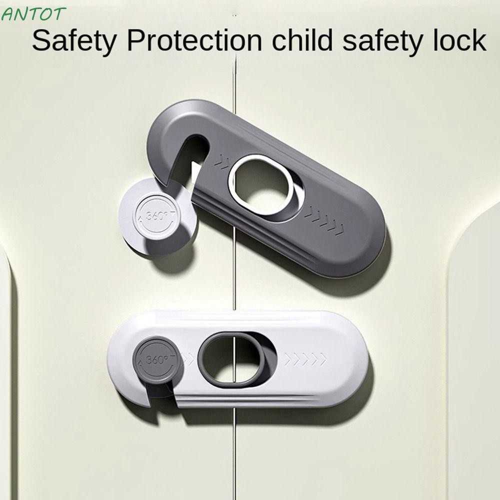 ANTOT ล็อคความปลอดภัยของเด็ก, ABS ตู้แช่แข็งตู้ประตู, Multi-function Baby Anti-Pinch Housing Safety Cupboard ปิดหัวเข็มขัดตู้เย็น