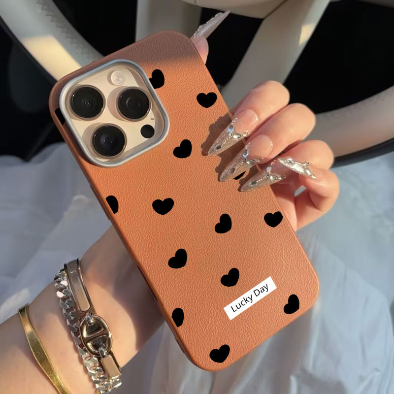 เคสโทรศัพท์สําหรับ Infinix Hot 60 Pro Plus Hot 60i สําหรับ Infinix Hot 60 Pro Hot60 Luxury Love Heart Soft ลิ้นจี่ Patt Texture Matt แฟชั่นกันกระแทกแฟชั่นฝาครอบป้องกัน
