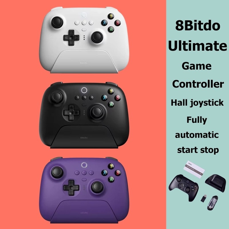 8Bitdo Ultimate 2.4g / ตัวควบคุมบลูทูธพร้อมแท่นชาร์จตัวควบคุมบลูทูธสําหรับสวิตช์