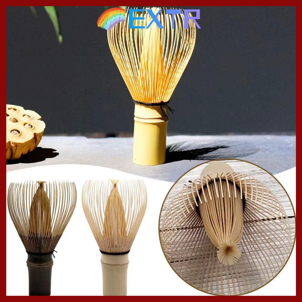 จัดส่งจากประเทศไทยEXTR Matcha Whisk, Bamboo Japanese Tea Set Chasen, มีประโยชน์ใช้ Matcha Green Tea Powder Whisk Teaware