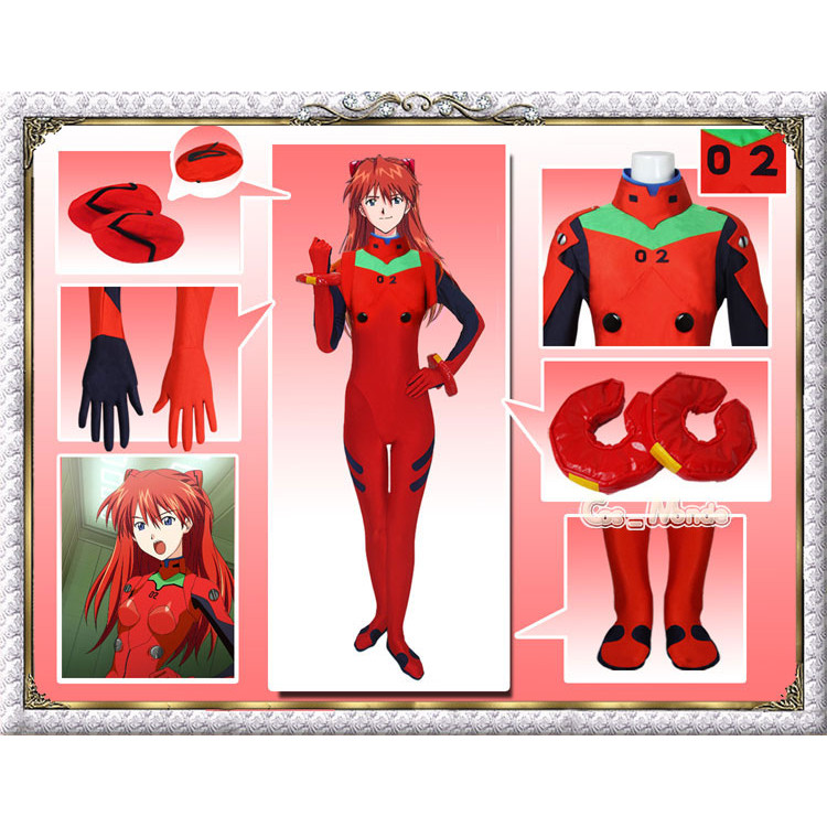 ชุดรบ EVA Asuka ชุด CosPlay