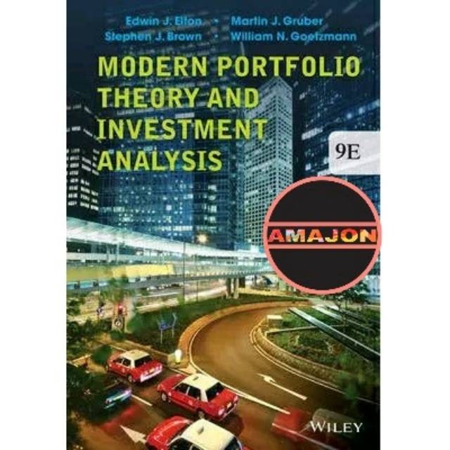 PORTOFOOLIO THEORY และ ANALYSIS 9 EDITION โดย DELTON