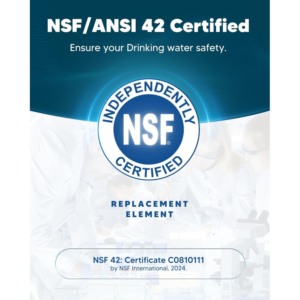 โบกดา ว10295370A เครื่องกรองน้ําทดแทนสําหรับ EDR1RXD1, WHR1RXD1, กรอง 1, W10295370, KAD1RXD1, P8RFWB