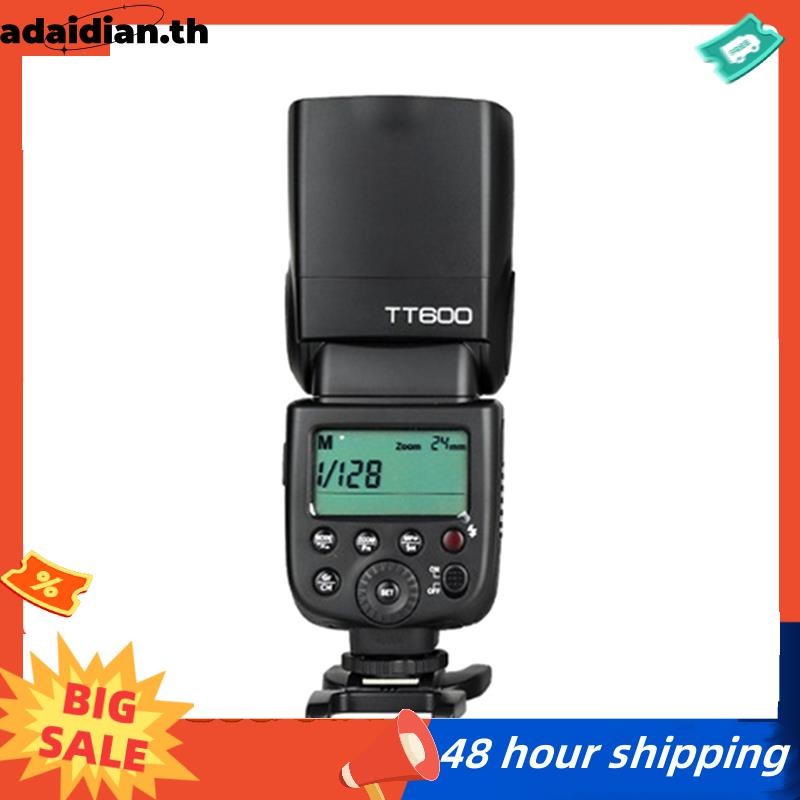 แฟลช 2.4G HSS TTL Wireless Master/Slave Camera Speedlite Flash สําหรับCanon TT600