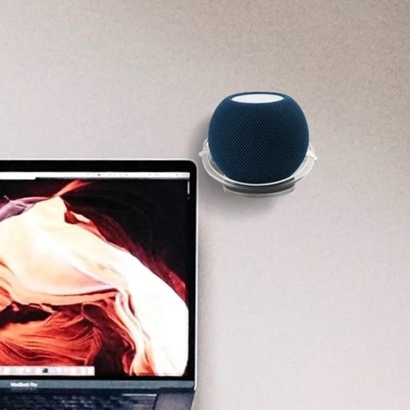 สําหรับ HomePod Mini Speaker Outlet Wall Mount Holder Bracket ประหยัดพื้นที่ชั้นวางของติดผนังสําหรับ