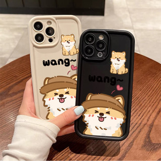 จัดส่งทันที เคสสำหรับไอโฟน12 ลูกหมาสนุก เคสนิ่มแบบด้าน For IPhone 6 7 8Plus 12 13 11 14 15 16 PRO MAX SE2020 X XR XSMAX