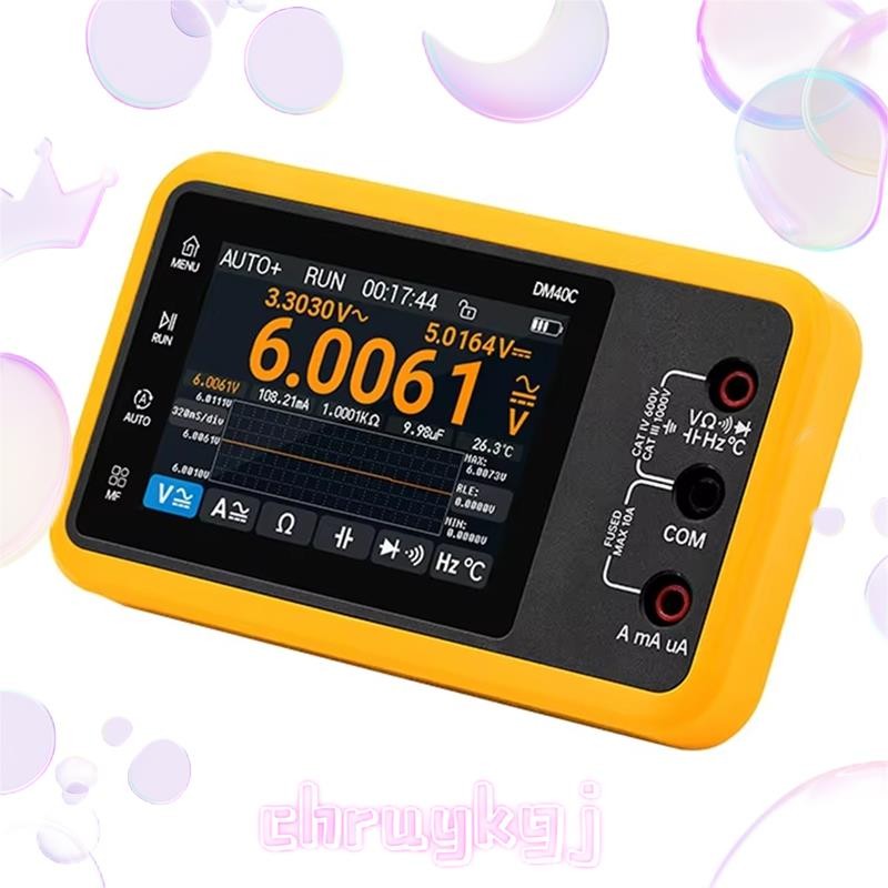 DM40 3 in 1 มัลติมิเตอร์สัญญาณเครื่องกําเนิดไฟฟ้าสัญญาณมือถือเครื่องมือยานยนต์ดิจิตอล DM40C-A chruyk