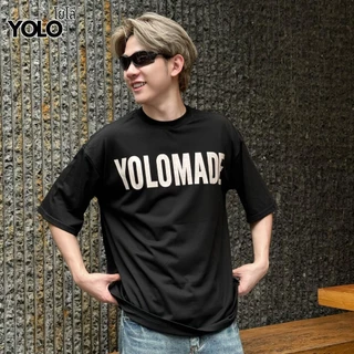 YOLO เสื้อเชิ้ต OVERZISE เสื้อยืดผู้ชาย เสื้อยืดสีพื้น แขนสั้น ใส่ สบาย ไม่ร้อน Y2562