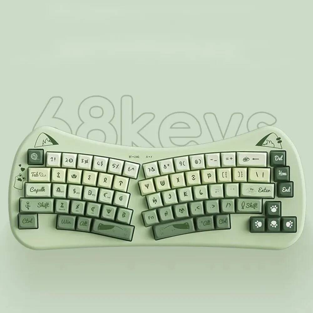 Jomaa &BOW Ergonomics Split Keyboard คีย์บอร์ด Bluetooth USB สําหรับโทรศัพท์คอมพิวเตอร์แล็ปท็อป