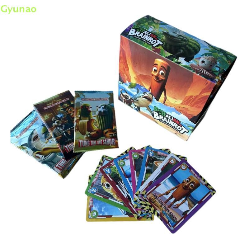 [Gyu] 1 กล่องอิตาเลี่ยน Brainrot Tungtung Sahur Trralero Tralala คอลเลกชันการ์ดเด็กการ์ดเกมของเล่น Trading การ์ดของขวัญ TH