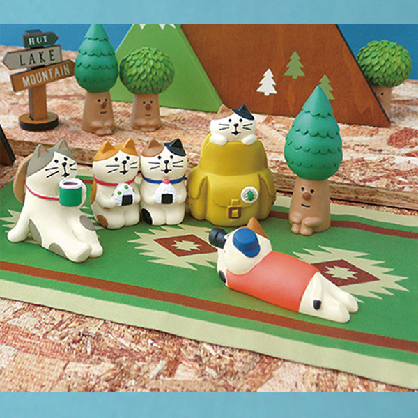 แมวญี่ปุ่น ZAKKA Groceries Adventure Climbing Series Sanmao Cat Travel Cat Desktop Decorative Gift