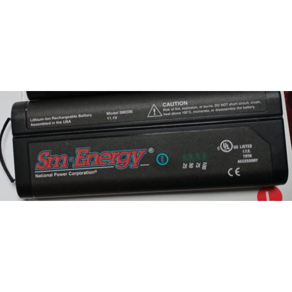 เหมาะสําหรับ SM-ENERGY SM206 แบตเตอรี่ SM206G-4.6-28 NF2040AG24 11.1V แบตเตอรี่ลิเธียม