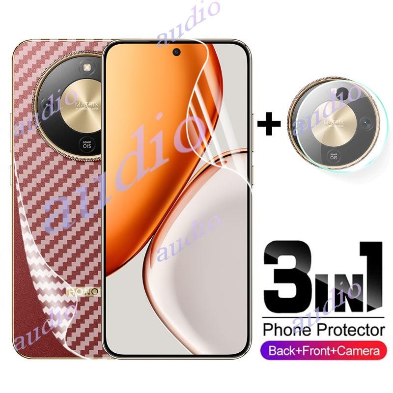 Honor X9d 5G 3in1 ด้านหน้าด้านหลังเลนส์Hydrogelฟิล์มสําหรับHONOR X9d X9D HonorX9d 5Gสมาร์ทโฟนป้องกัน