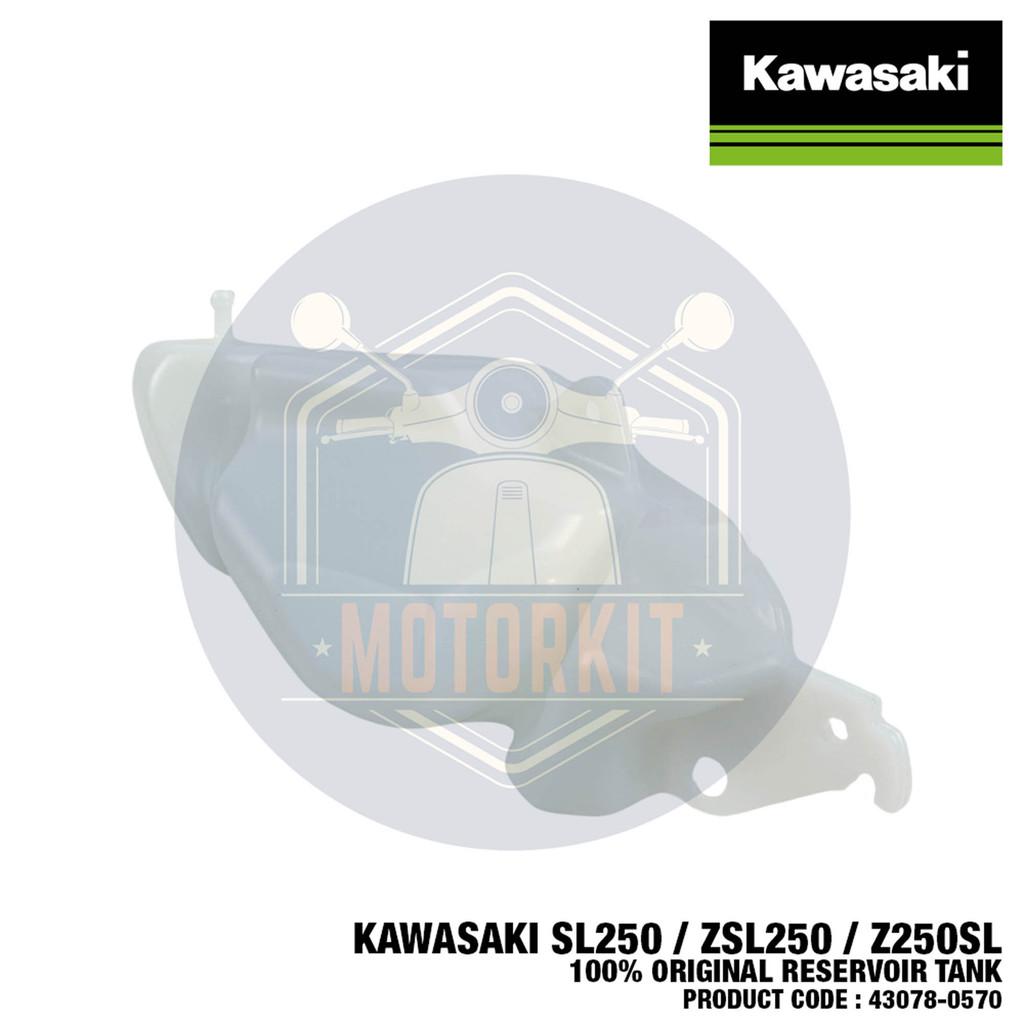 KAWASAKI SL250 ZSL250 Z250SL RESERVOIR TANK COOLANT WATER TANGKI AIR RADIATOR 43078-0570