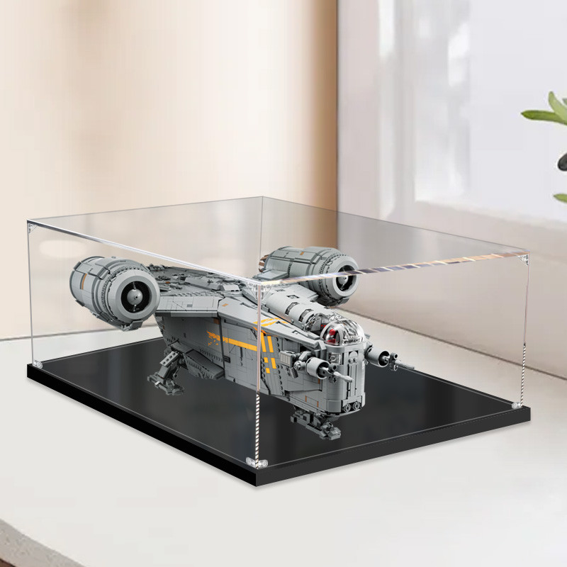 [กล่องแสดงโปร่งใส] เหมาะสําหรับเลโก้ 75331 มีดโกนมงกุฎกล่องแสดงอะคริลิฝาครอบแก้วใสฝาครอบกันฝุ่นกล่อง