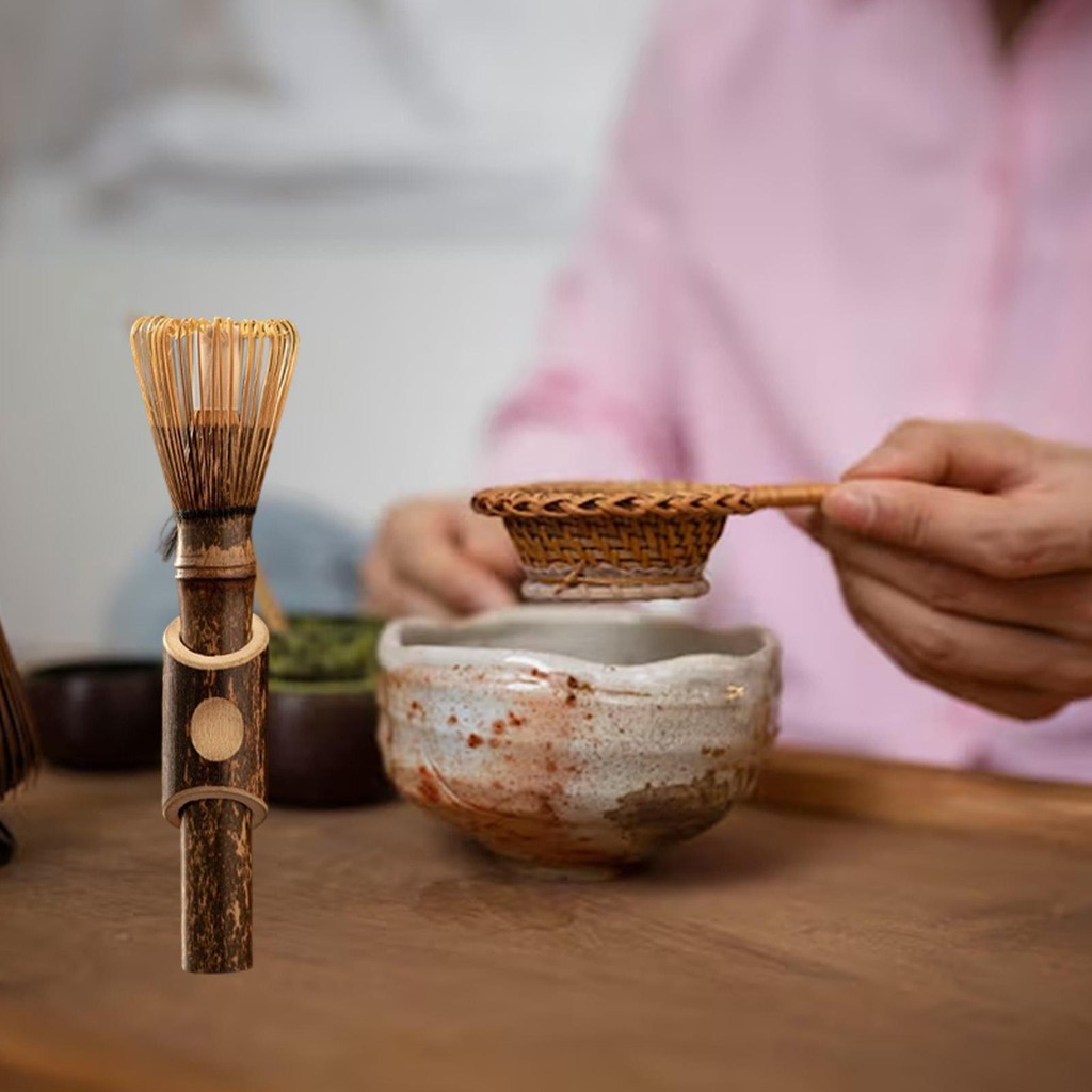 [mibum01eb] Matcha Whisk Green Tea Whisk,Stirrer,Accessory,Brush,Utensil ครัวเรือนทํามือแบบดั้งเดิมพ