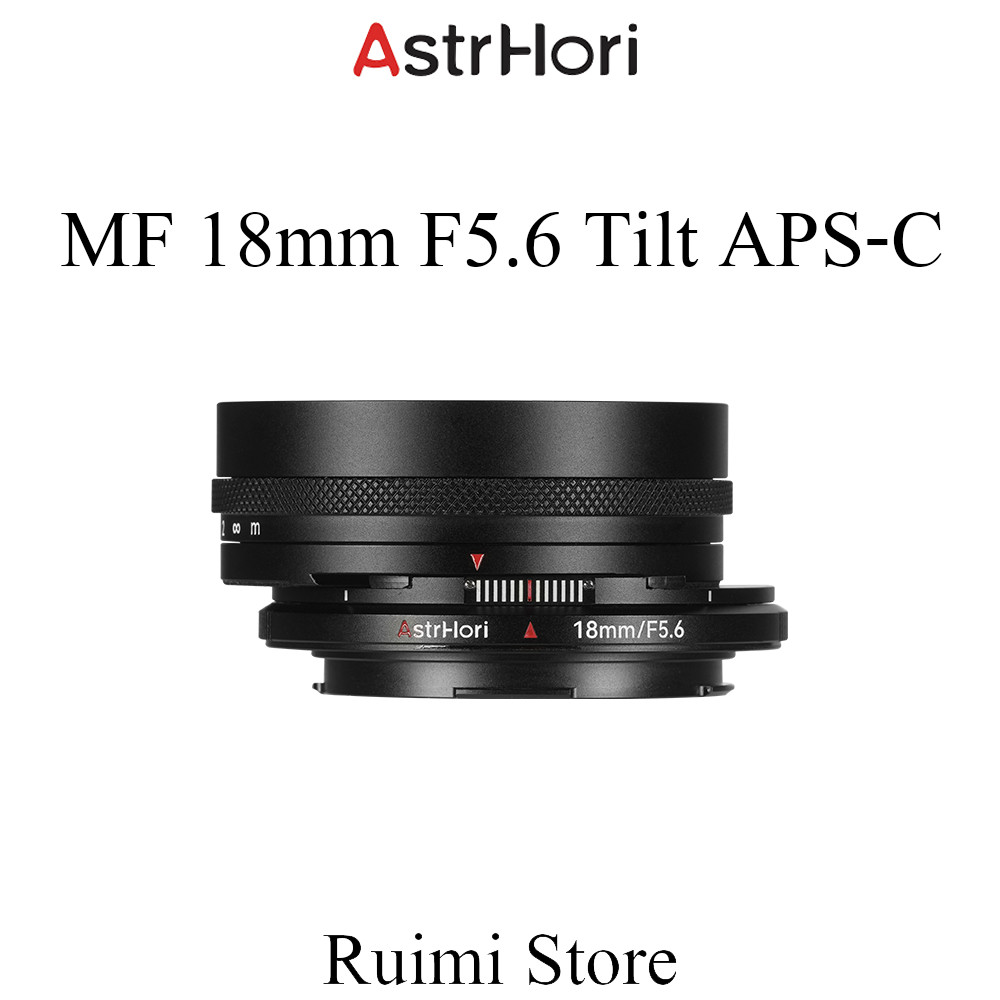 AstrHori 18mm f5.6 Tilt Shift APS-C เลนส์โฟกัสแบบแมนนวลสําหรับกล้อง Mirrorless Sony E / Z / FX / L