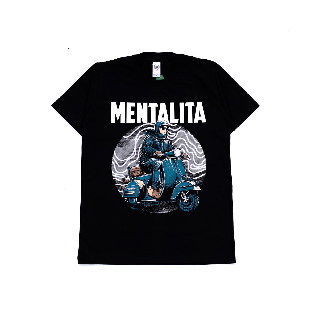 MENTALITA - SCOOT - TSHIRT - สีดํา