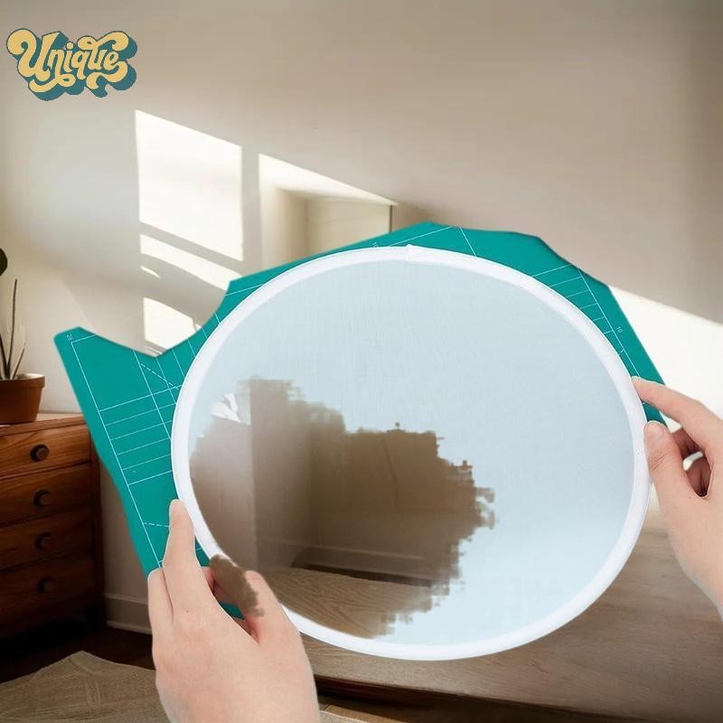 (ไม่ซ้ําใคร) พัดลมพับ Simple Circular Performance แบบพกพา Round Hand Woman พับได้ nk Handheld ใหม่