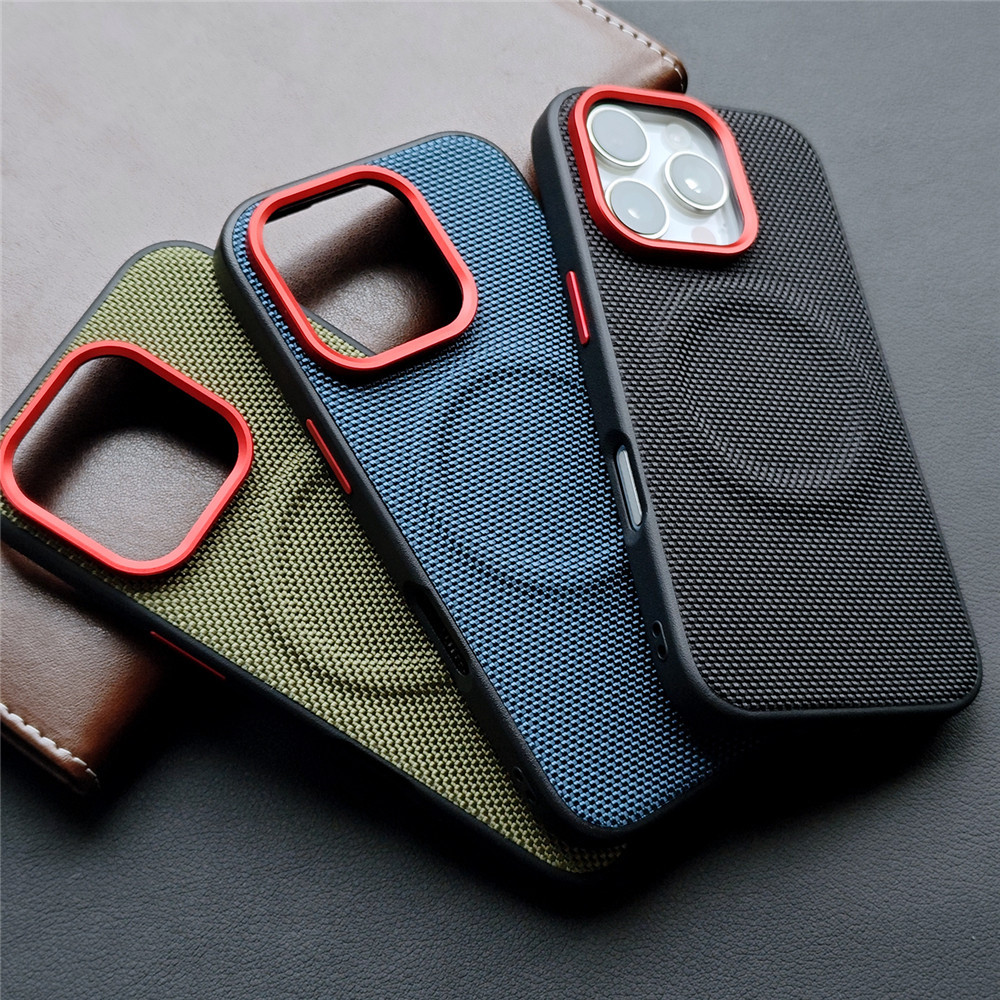 เคสโทรศัพท์สําหรับIphone 17 Pro Max 17 Air 15 16 Pro Max KonaหนังMinimally Designปลอกแม่เหล็กAntiลายนิ้วมือAnti Fallฝาครอบเลนส์โลหะ