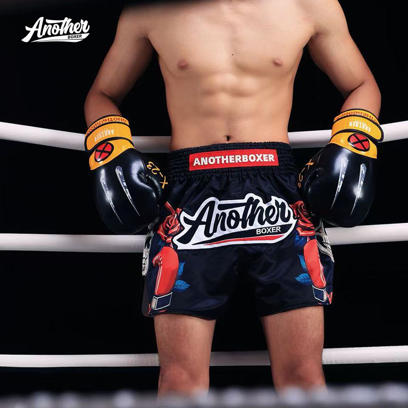 Hot Selling Fighting Boxing High-End Shorts Men and Women Sanda Professional Boxing Shorts Adult Muay Thai Fight Quick-Dry Pants Multi-Color Optional New Boxing Shorts