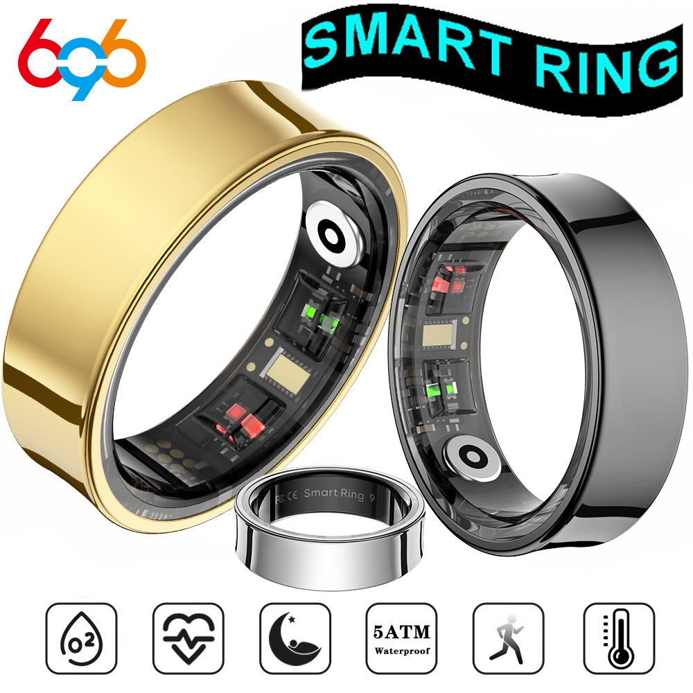 [อุปทานพิเศษ] R09 Smart Ring พร้อมแท่นชาร์จ Heart Rate Blood Oxygen Full Pressure Sleep Multi-Ex