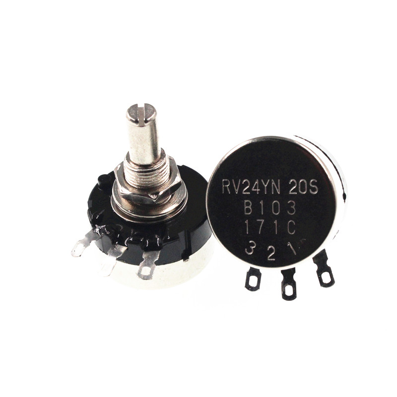 แหวนเดี่ยวฟิล์มคาร์บอน Potentiometer RV24YN20S B103 10K ความต้านทานไดอะแฟรม Potentiometer