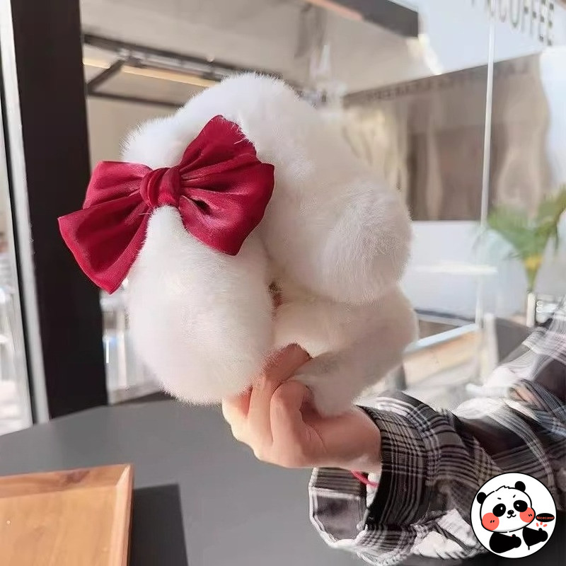 ฤดูใบไม้ร่วงฤดูหนาวFurryกระต่ายเคสโทรศัพท์สําหรับVivo V20 SE V19 V17 V15 V11 Pro V11i V9 V7 Plus V5 