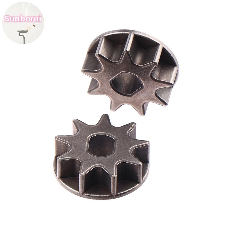 Sunborui 1/5 ชิ้นเลื่อยโซ่ไฟฟ้า 6 นิ้ว, เลื่อย 8 นิ้ว, เกียร์ 9 ฟัน 8*10 หลุมด้านในสําหรับตัด Enhanced TH