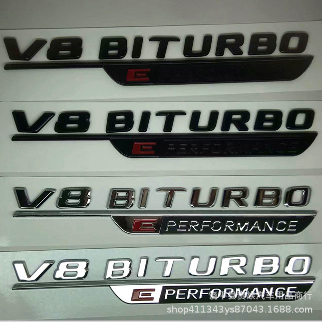 เหมาะสําหรับ Mercedes-Benz C63S GT63 S63 GLE53 SL63S ดัดแปลง AMG Hybrid Fender ป้ายด้านข้างสติกเกอร์