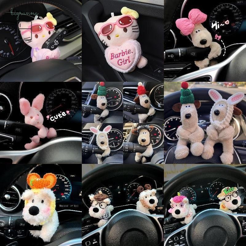 [bigrunng] Sanrio Hello Kitty พวงมาลัยไฟตกแต่งเครื่องประดับตุ๊กตาอะนิเมะจี้รถภายในเครื่องประดับรถอุปกรณ์เสริมสําหรับของขวัญผู้หญิง SG