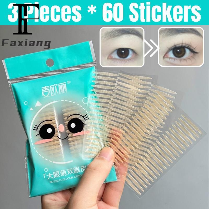 JIANGZHIB0PCS Myony Double Eyelid Tape ธรรมชาติที่มองไม่เห็น Double Eyelid ขจัดอาการบวมพิเศษเครื่องม