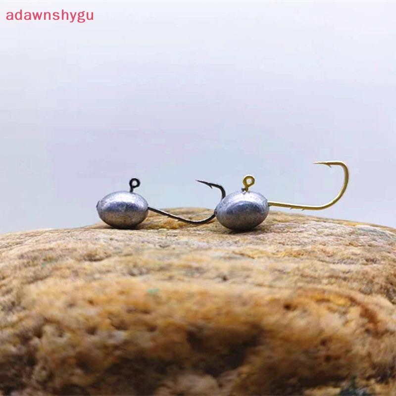 Adagu Jig Head Hook 2.5g-6.5g มุมความแข็งแรงสูงSharp Root Barbed เกราะตกปลาที่ดีที่สุด