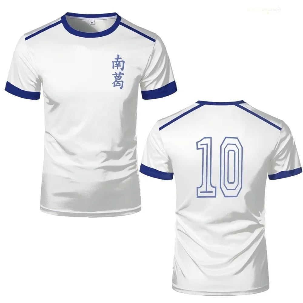 เสื้อยืดพิมพ์ลาย 3D Captain Tsubasa คอสเพลย์เสื้อผ้าผู้ชายและผู้หญิงคุณภาพสูงแขนสั้น